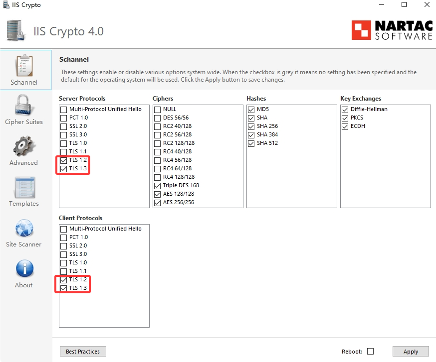 Windows IIS服务器如何将SSL证书https站点TLS1.2升级到TLS1.3？